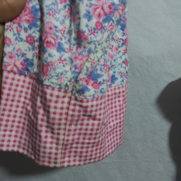 Vintage Victoria's Secret 90s Gold Label Floral Rose Belted Robe Cotton Size M/L - Picture 4 of 9